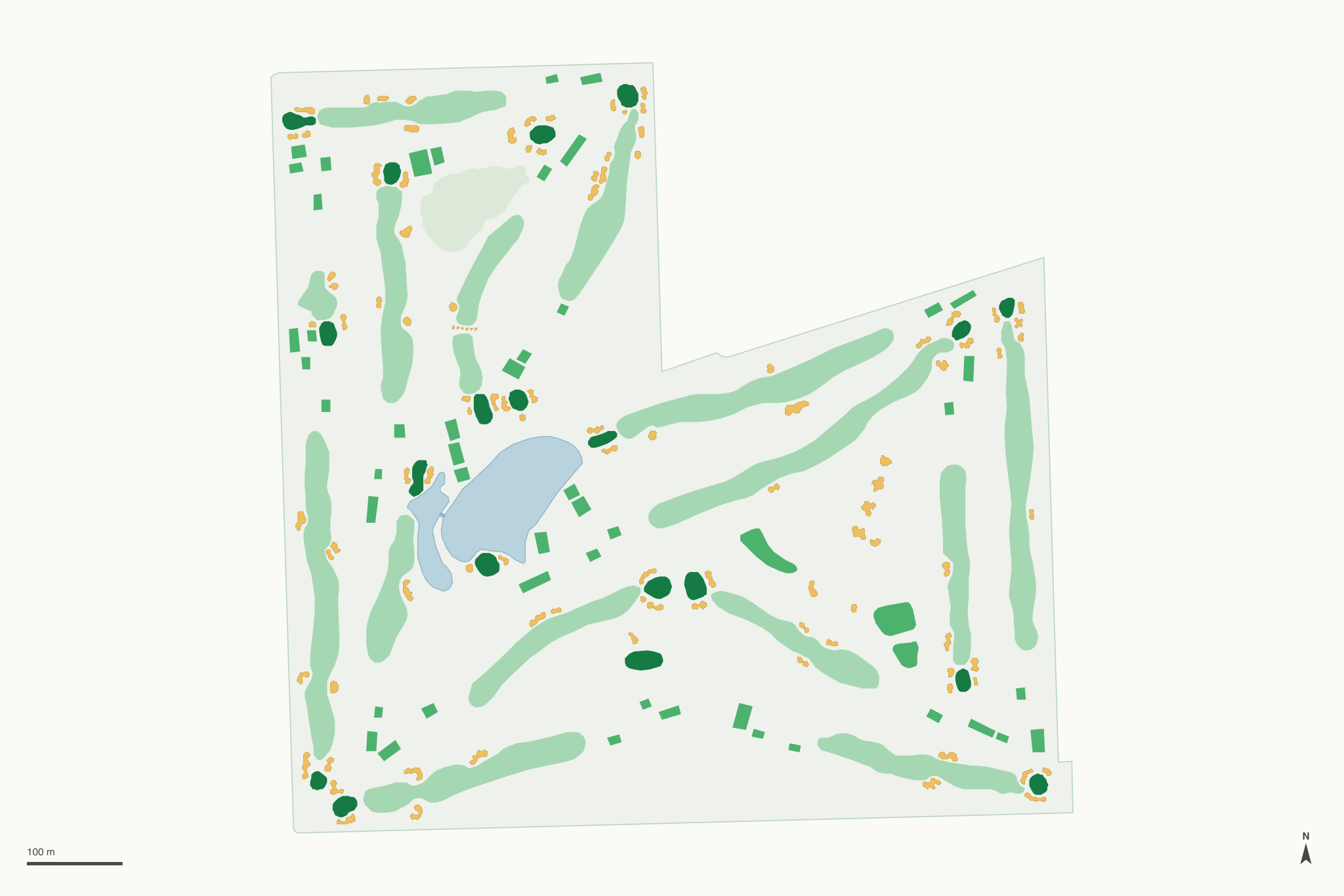 Map of Hinsdale Golf Club