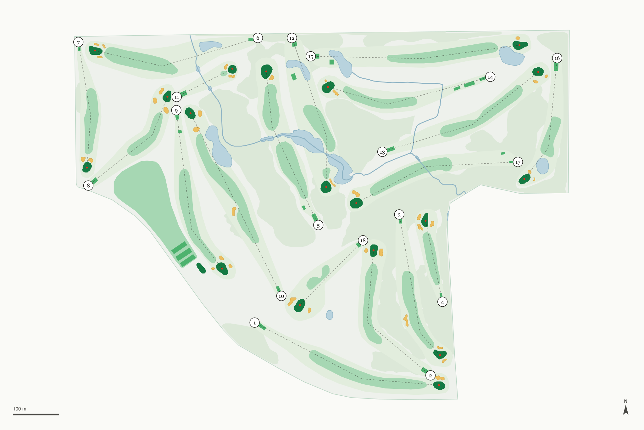 Map of Chemung Hills Golf Club