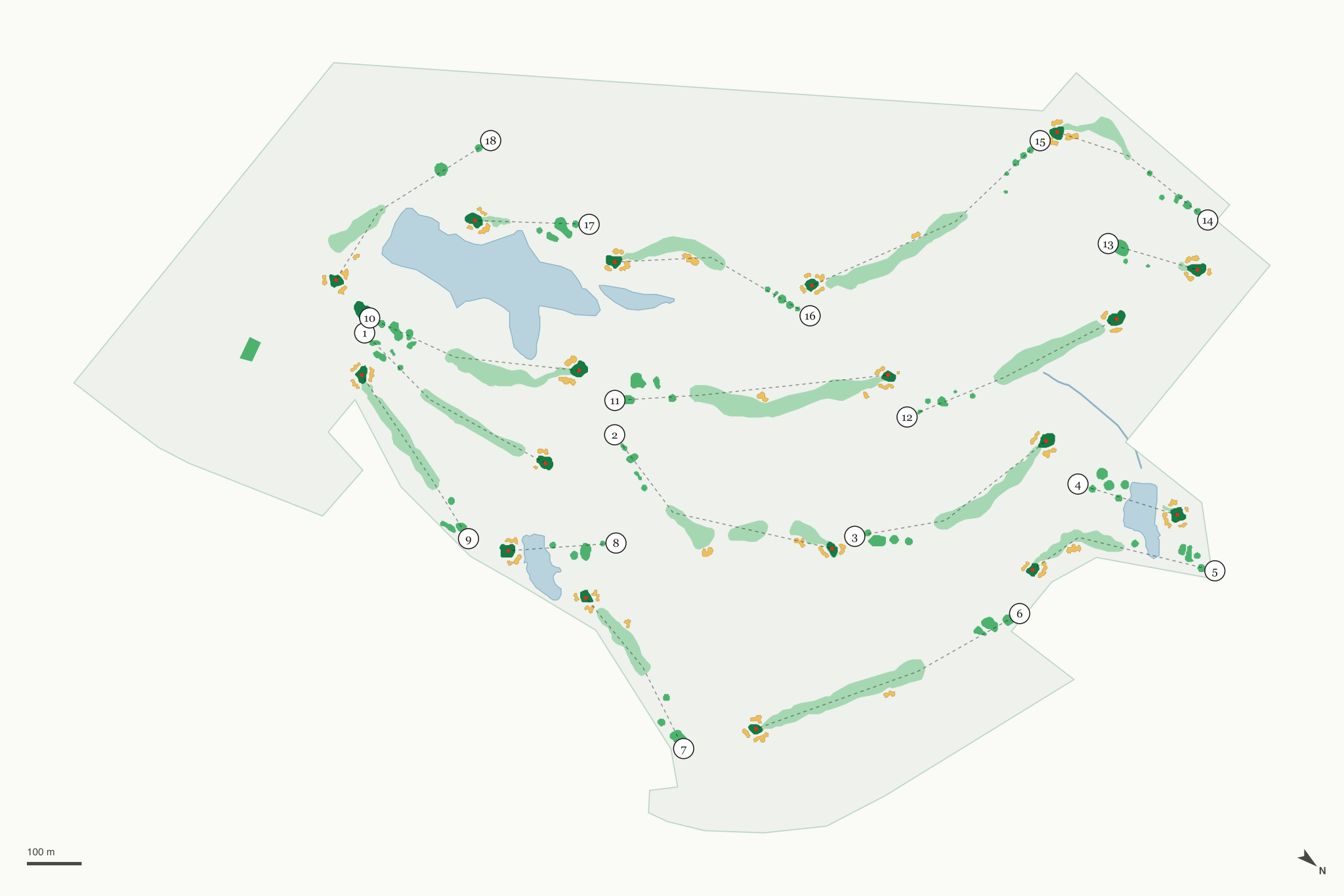 Map of Amana Colonies Golf Club
