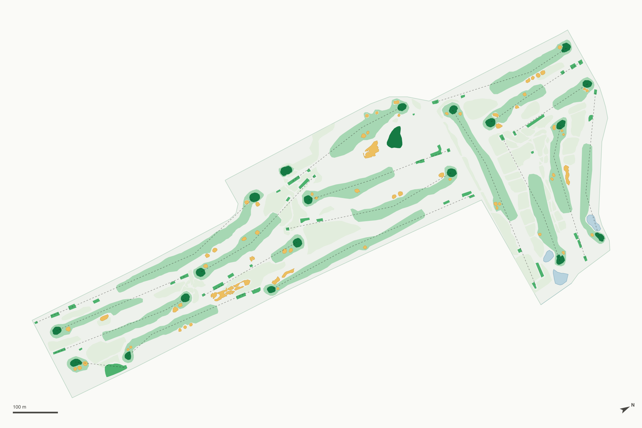 Map of Gearhart Golf Links