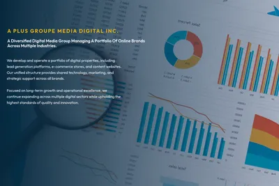 Screenshot of the A Plus Digital homepage