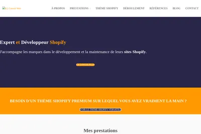Screenshot of the KL Consult Web homepage