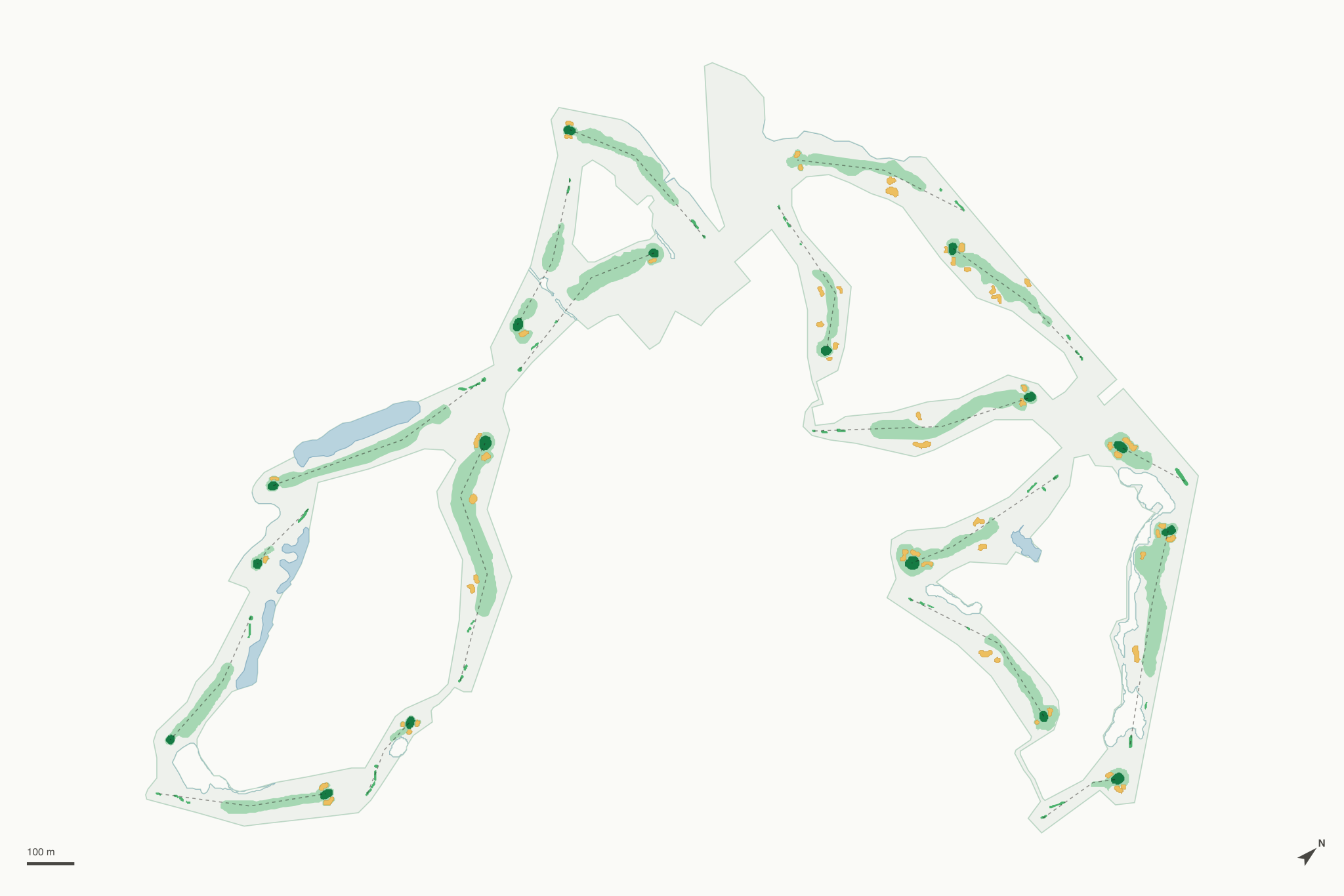Map of Cypresswood Golf and Country Club
