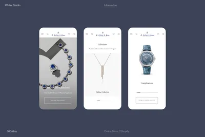 Screenshot of the Winter Studio homepage