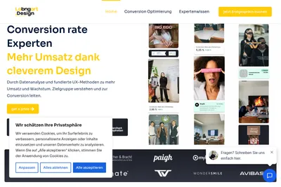 Screenshot of the Labrigart.Design GmbH homepage