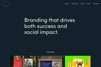 Screenshot of the Aliado Studio homepage