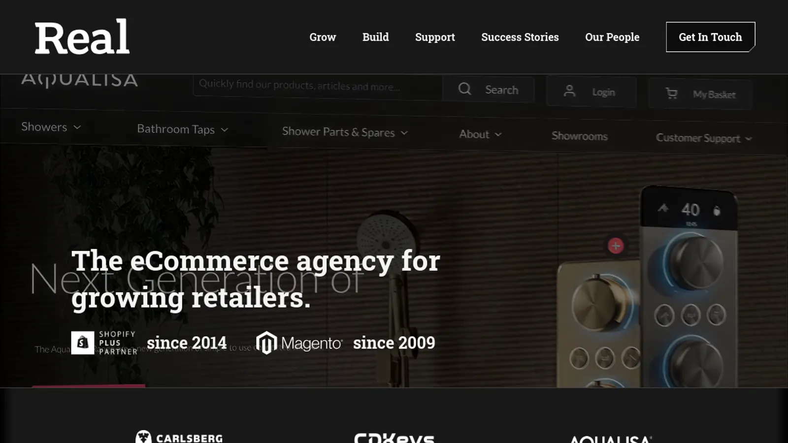 Screenshot of the JD Ecommerce homepage