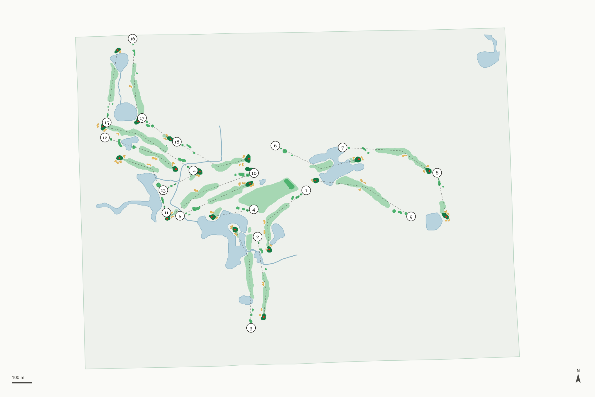 Map of Metamora Golf & Country Club