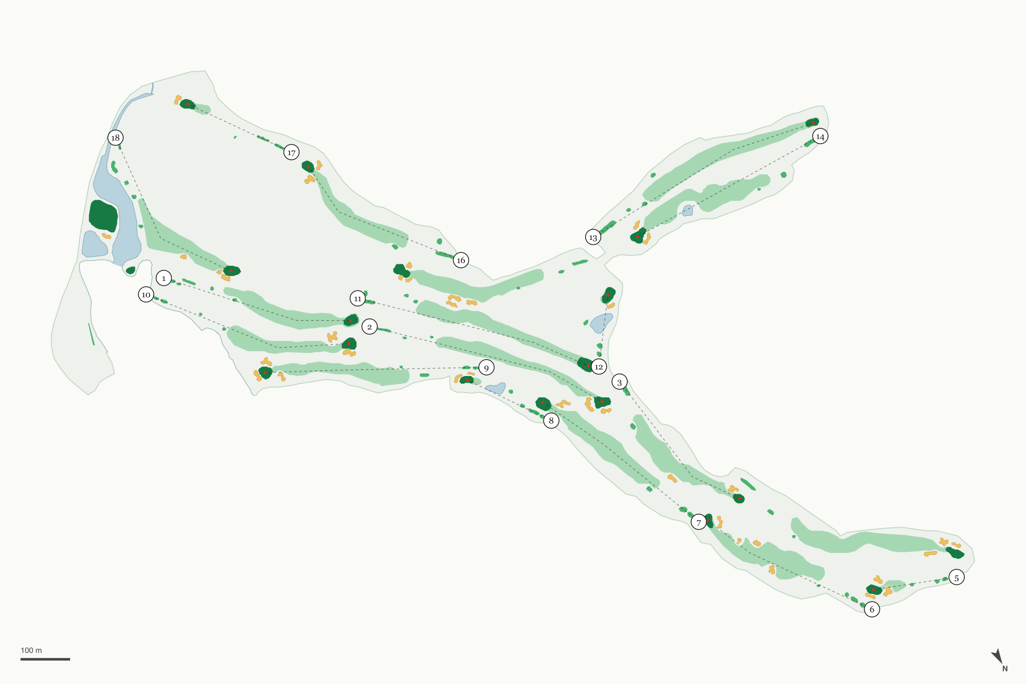 Map of Perry Park Country Club