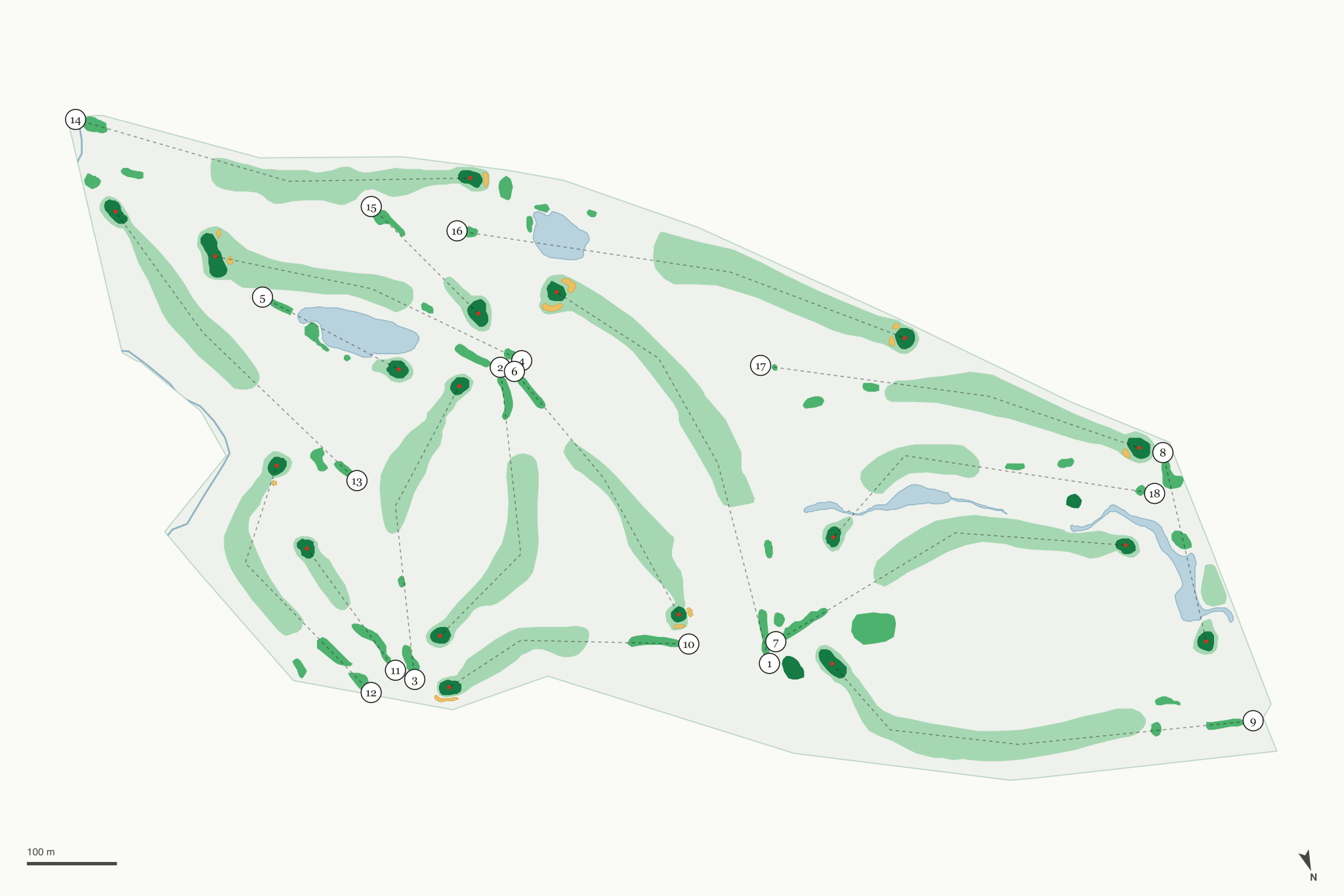 Map of Canyon Springs-Twin Falls Golf Club