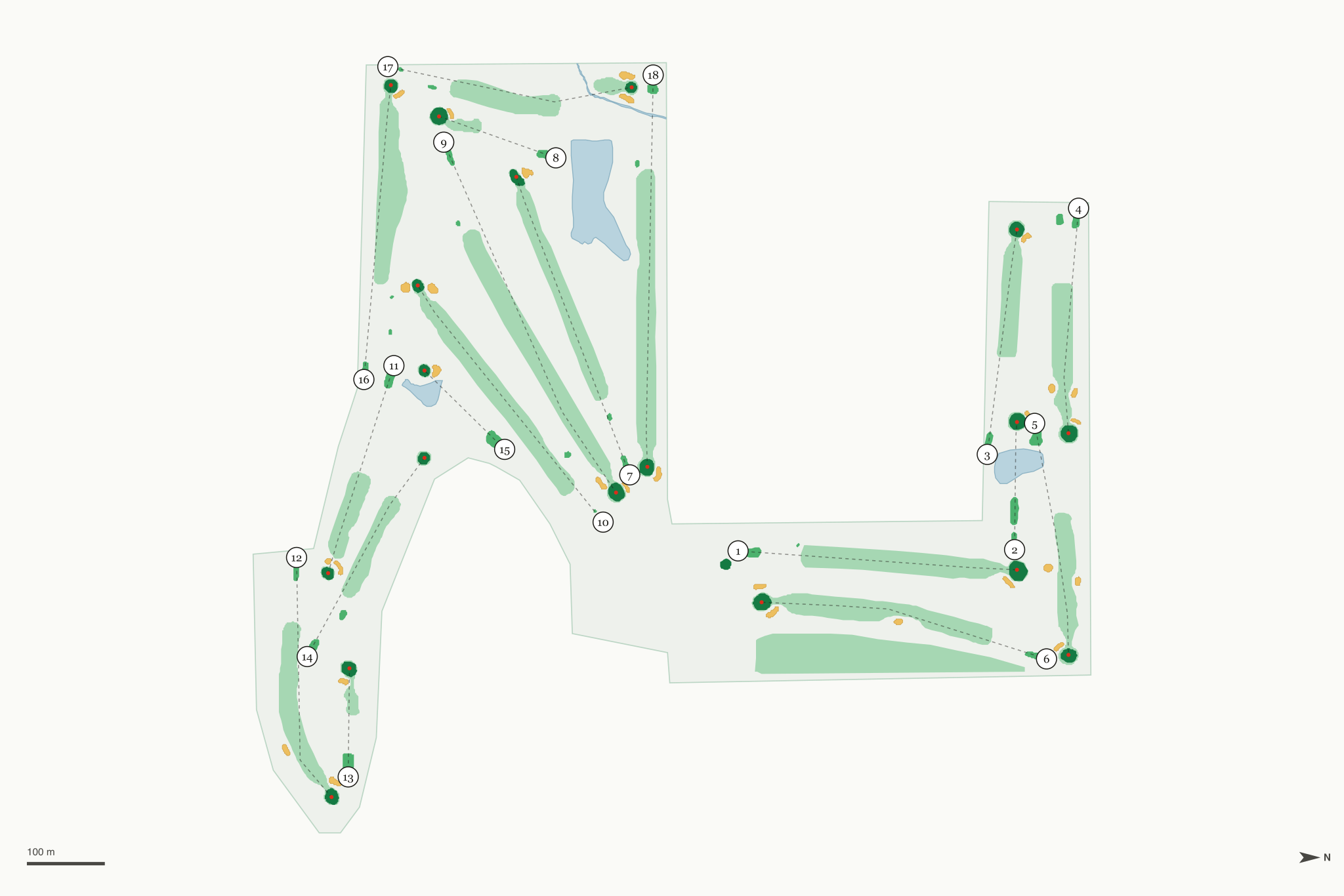 Map of Lincoln Elks #914 Lodge and Golf Club