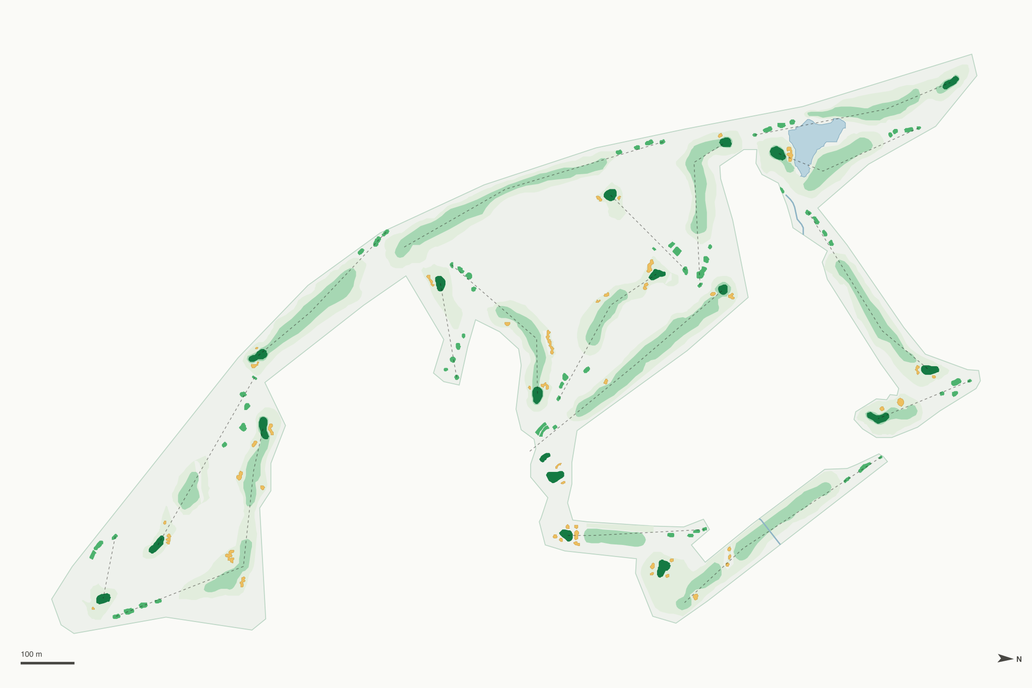 Map of Quarry Pines Golf Club