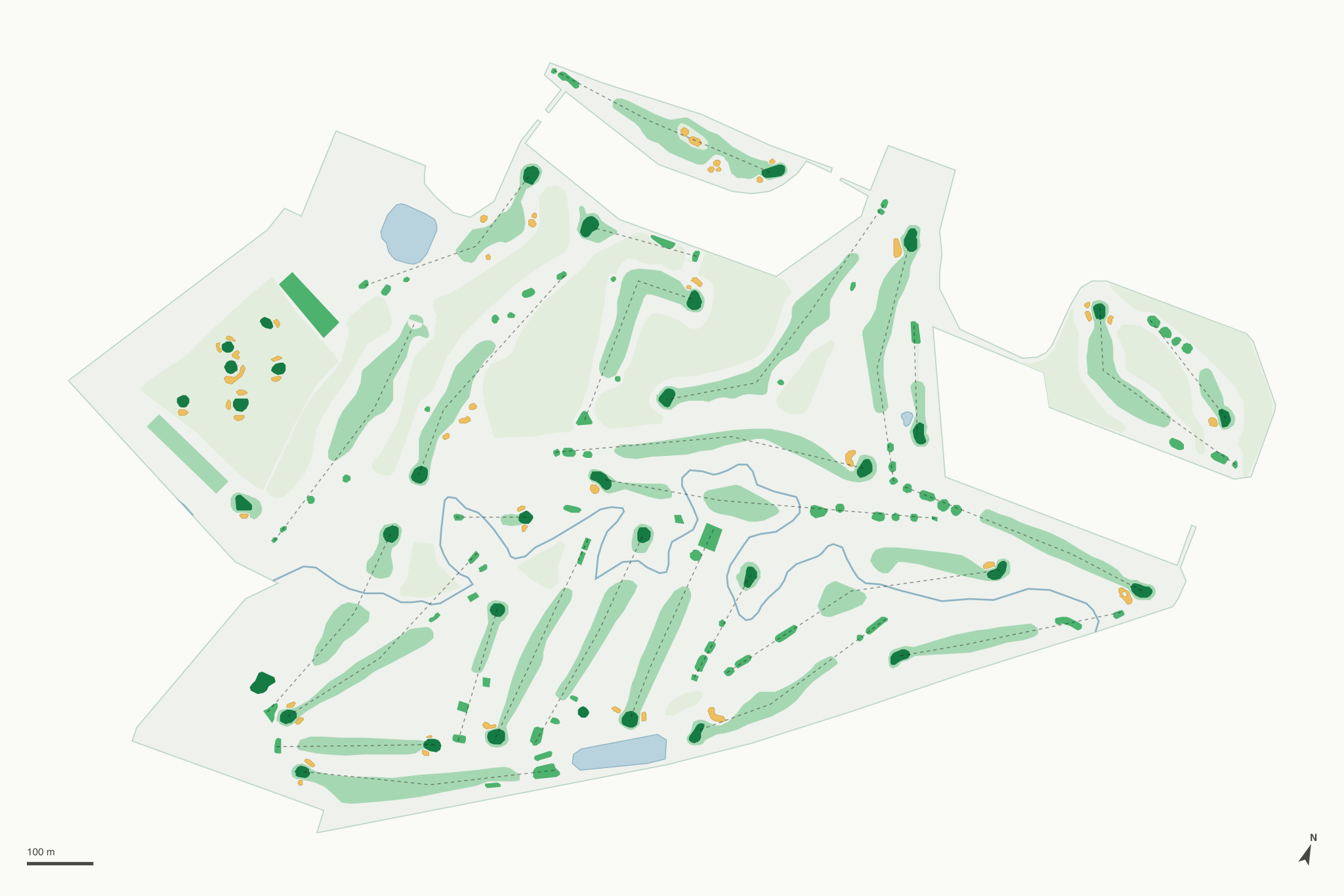Map of Willow Creek Golf Course