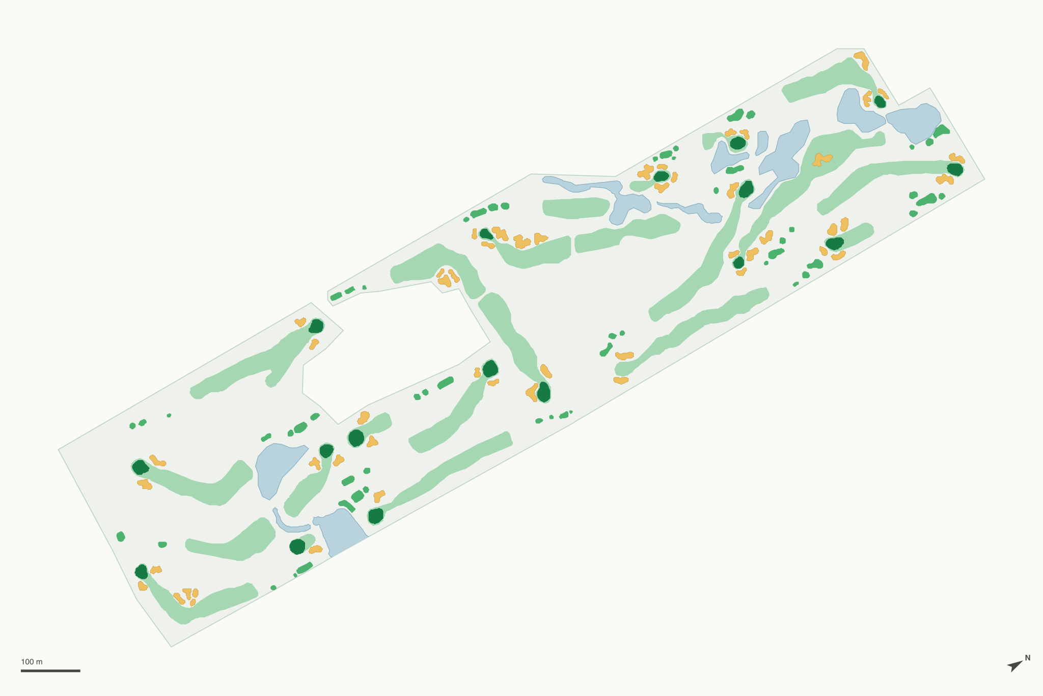 Map of Marengo Ridge Golf Club