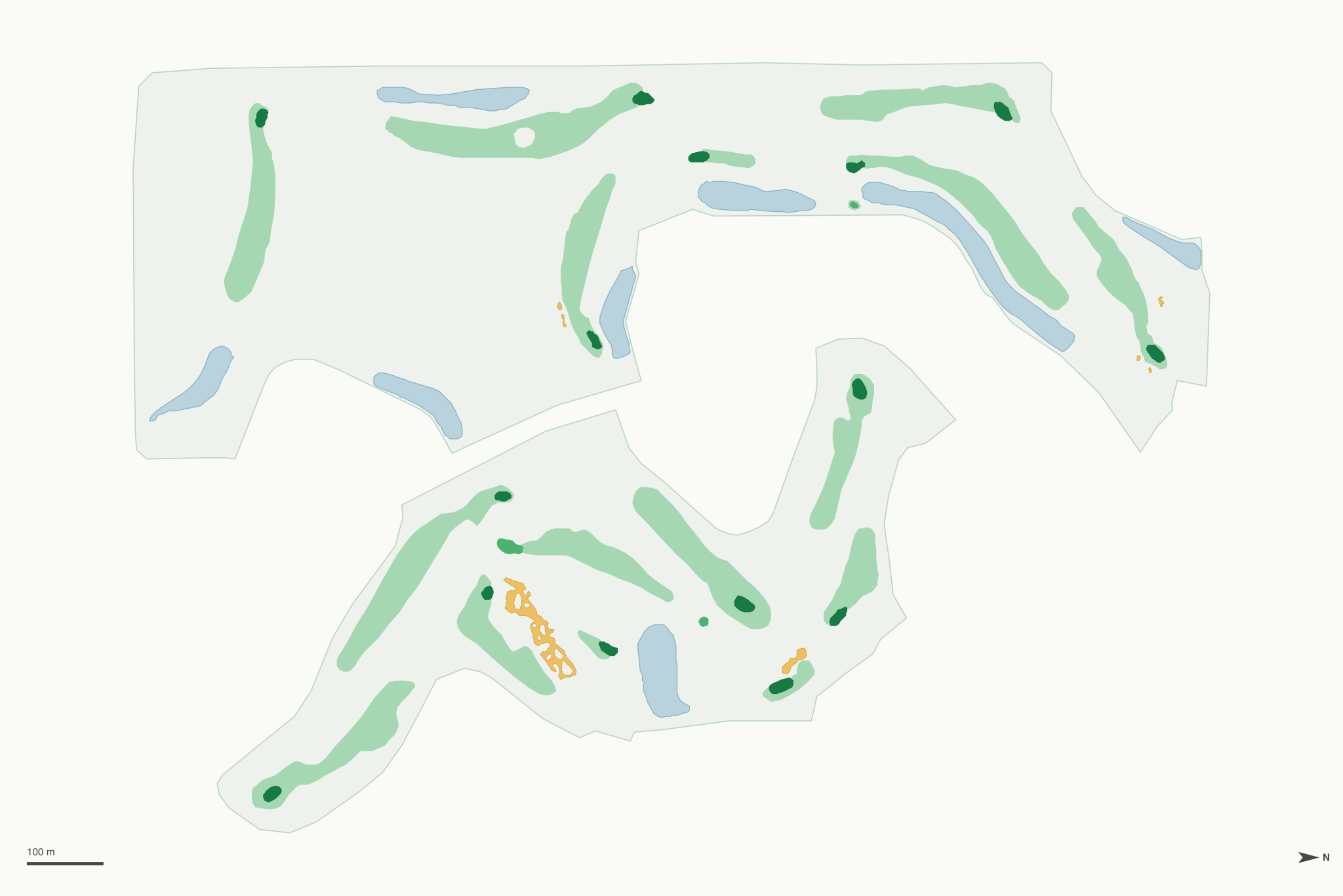 Map of Hickory Stick Golf Club