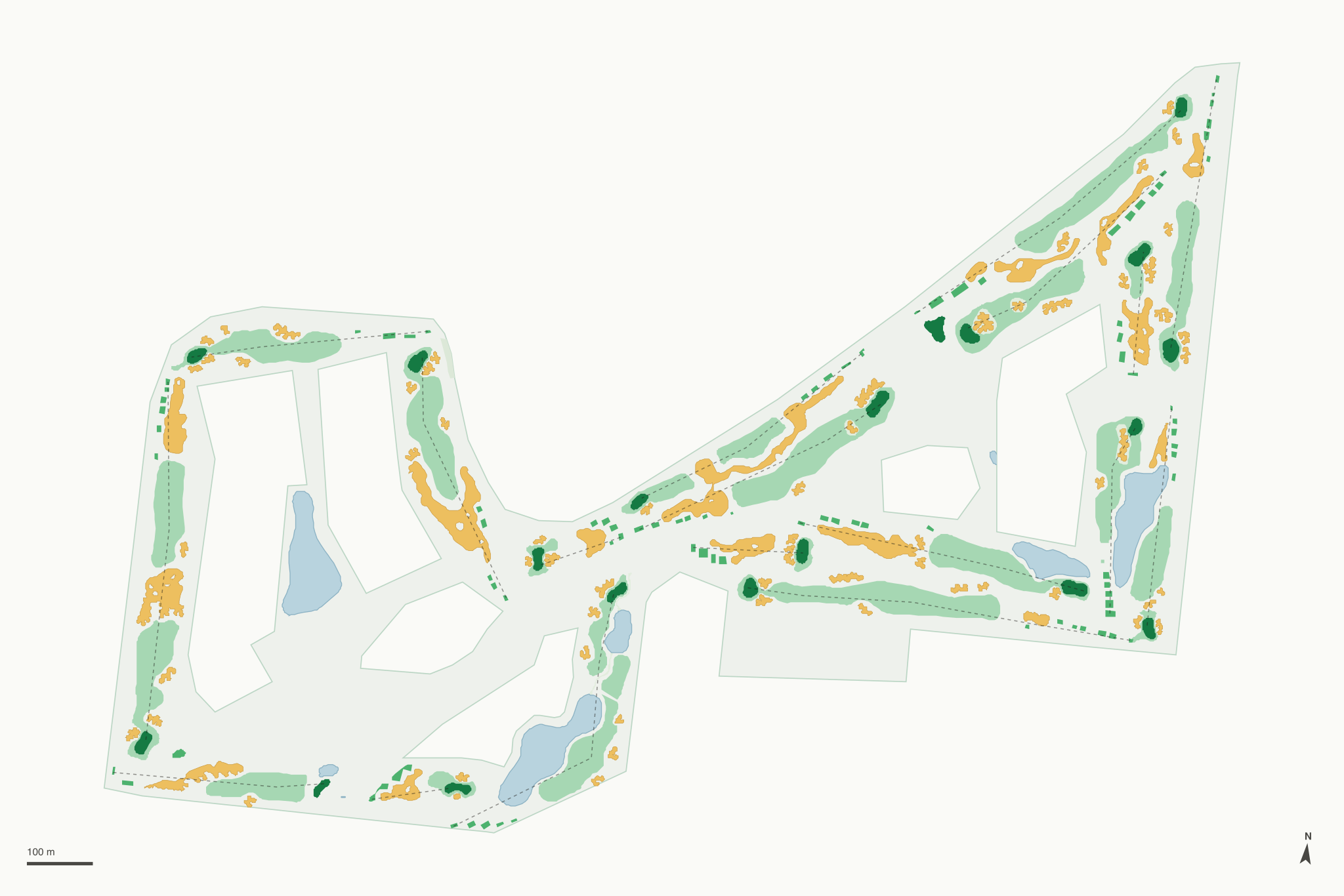 Map of Washington National Golf Club