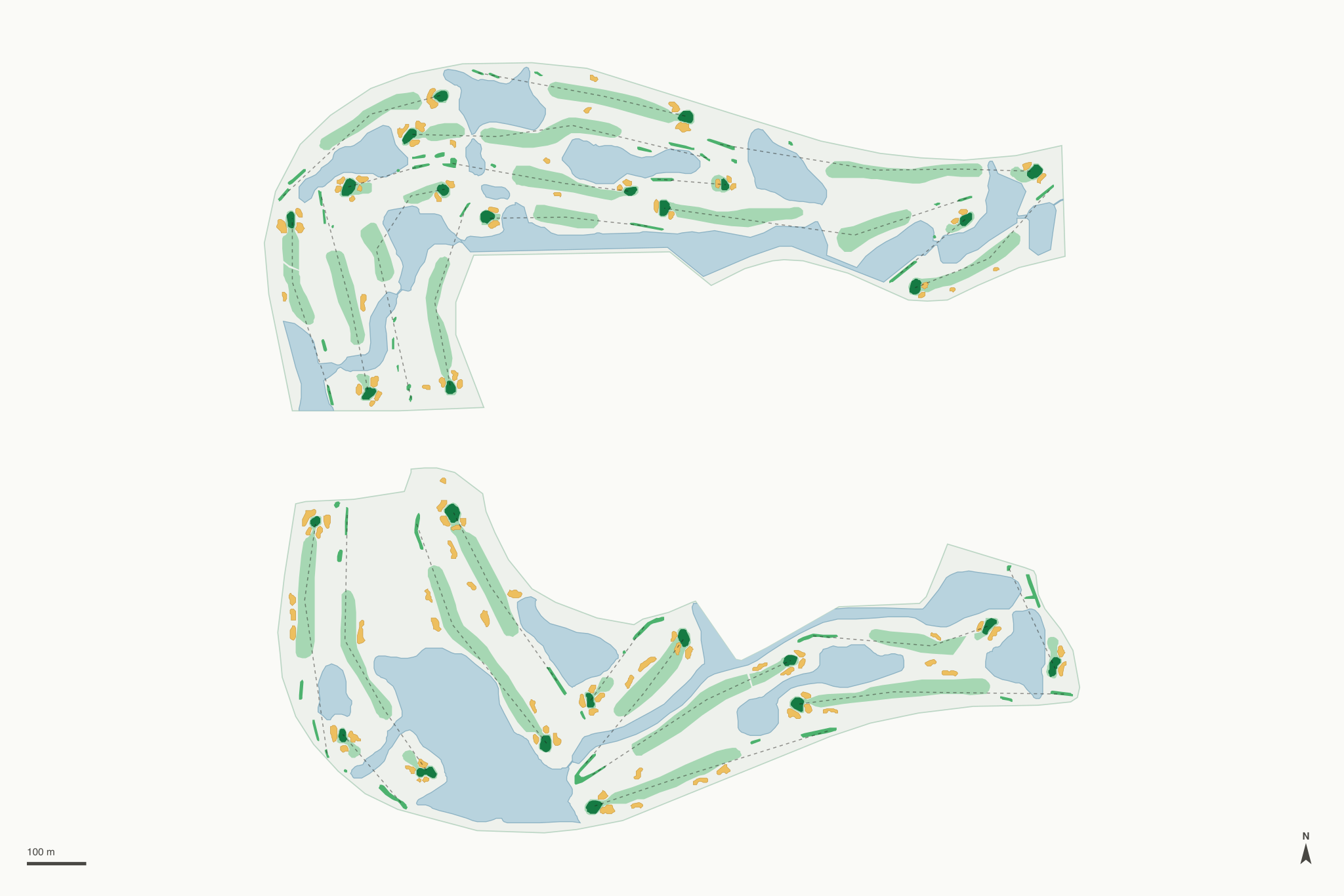 Map of Miccosukee Golf & Country Club