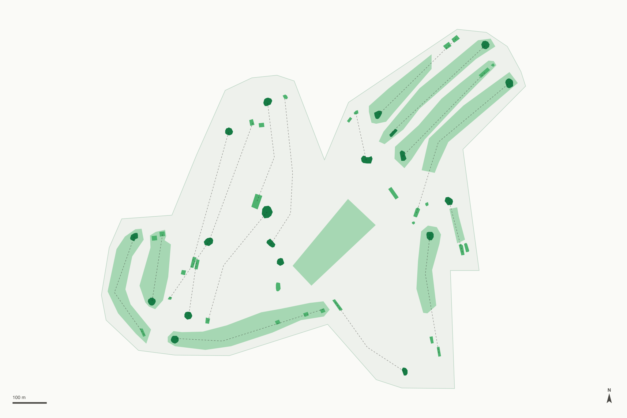 Map of Desert Winds Combat Center Golf
