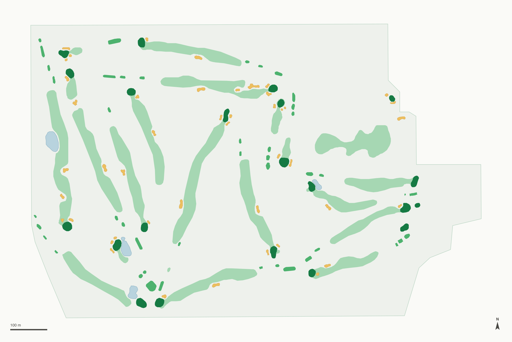 Map of Elcona Country Club