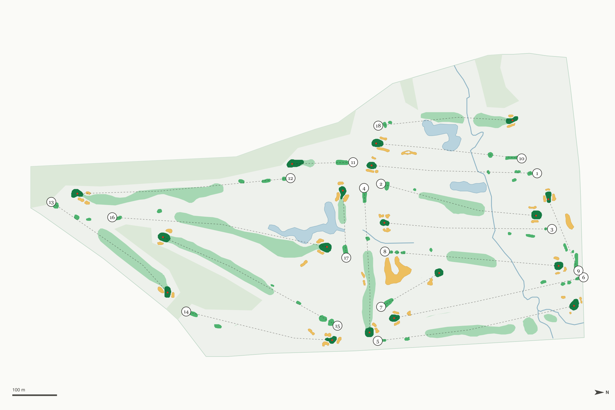 Map of Clearbrook Golf Club