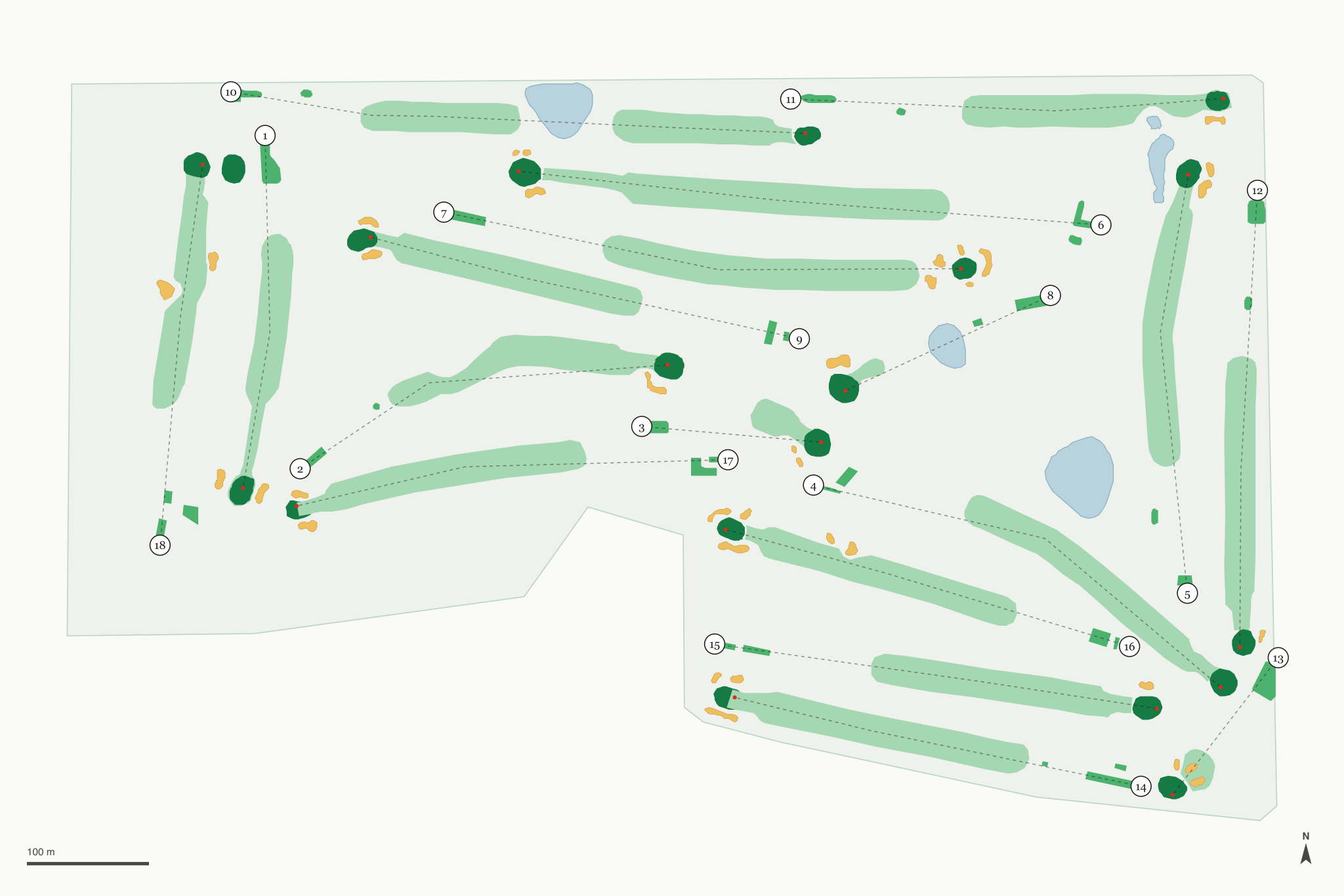Map of Maxwelton Golf Club