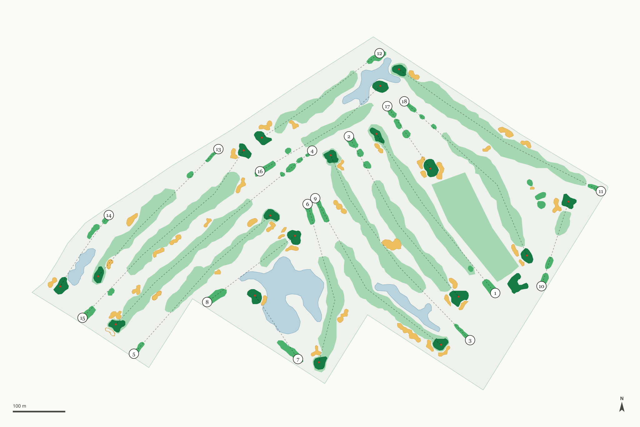 Map of Rio Hondo Golf Club