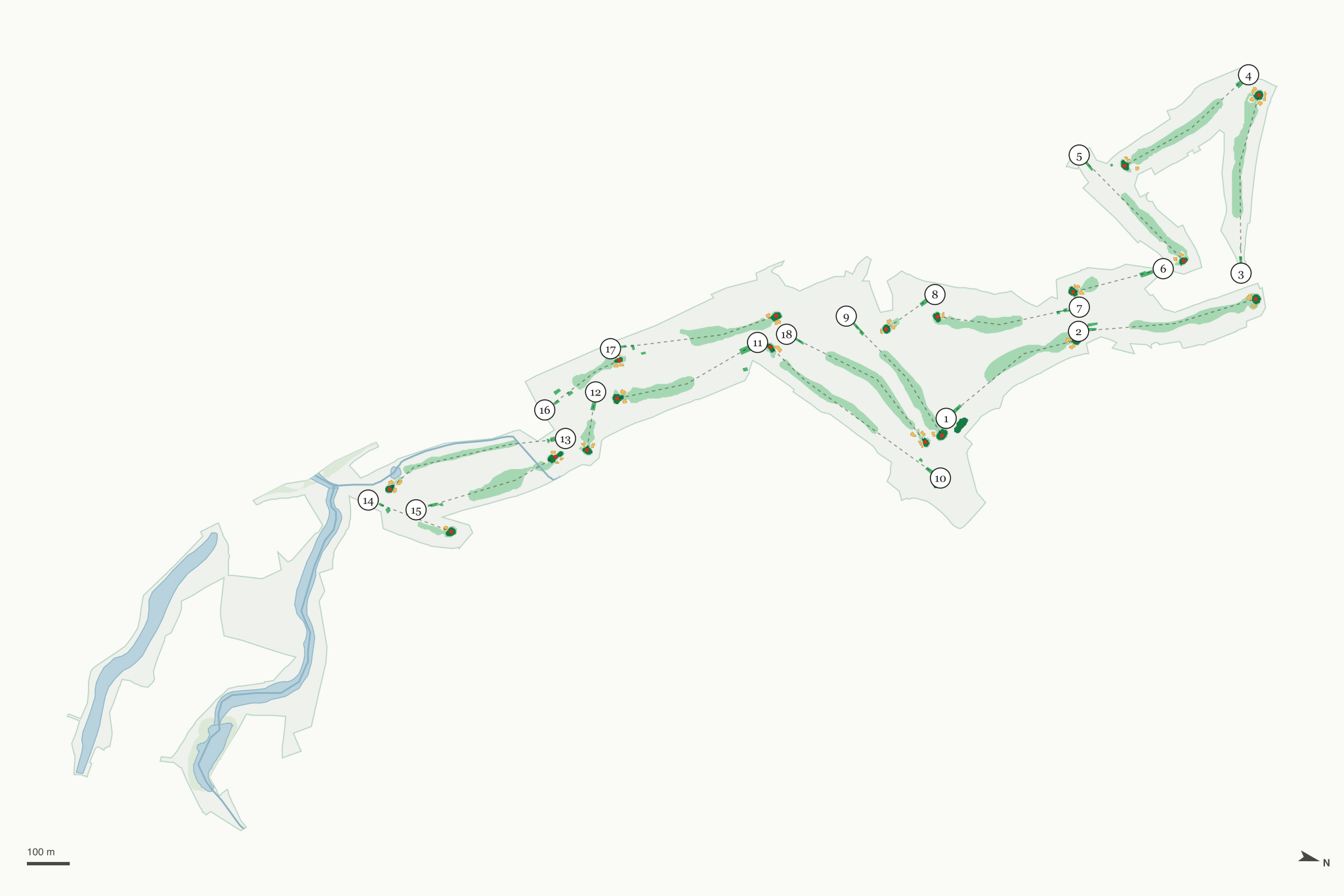 Map of Seascape Golf Club
