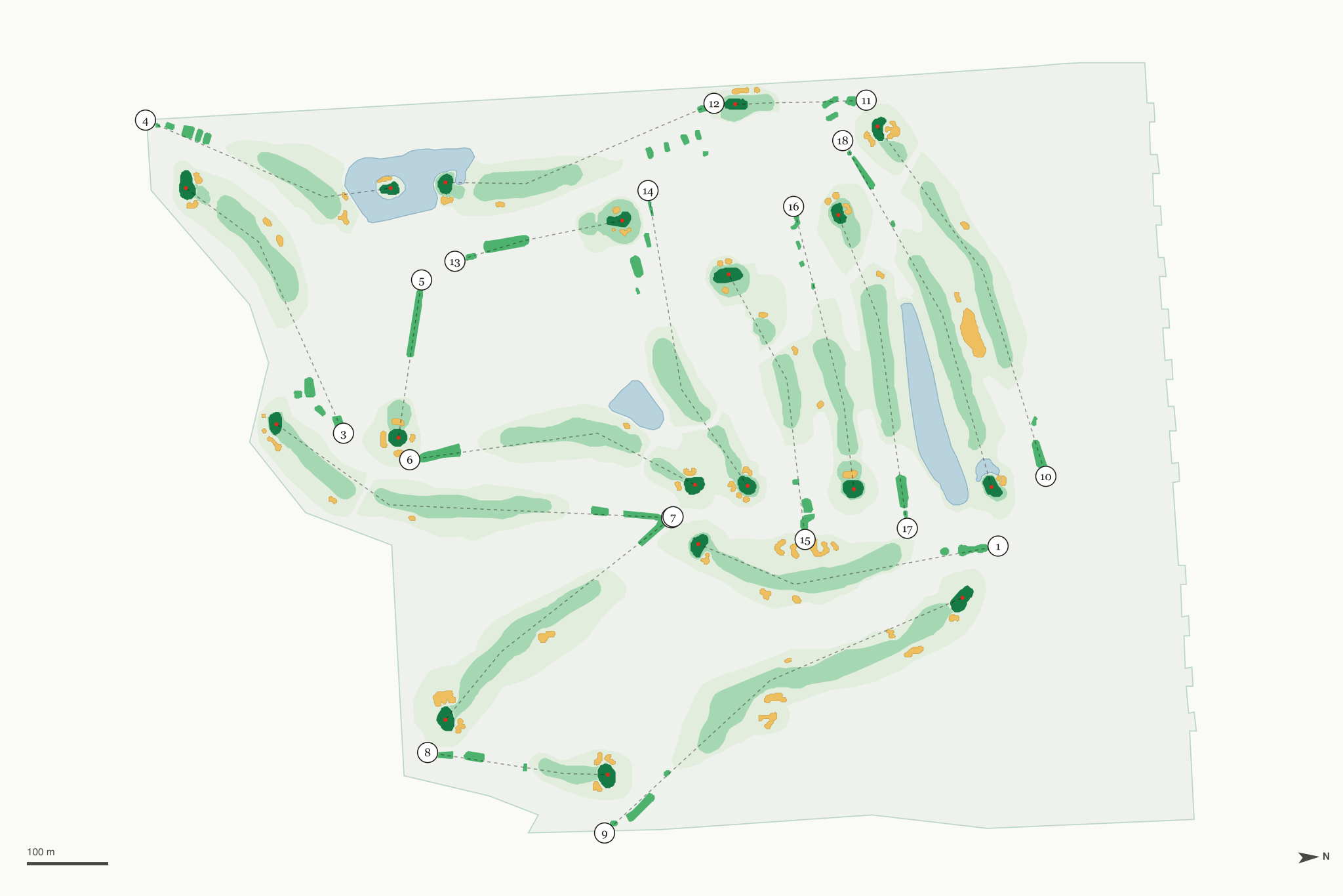 Map of The 500 Club