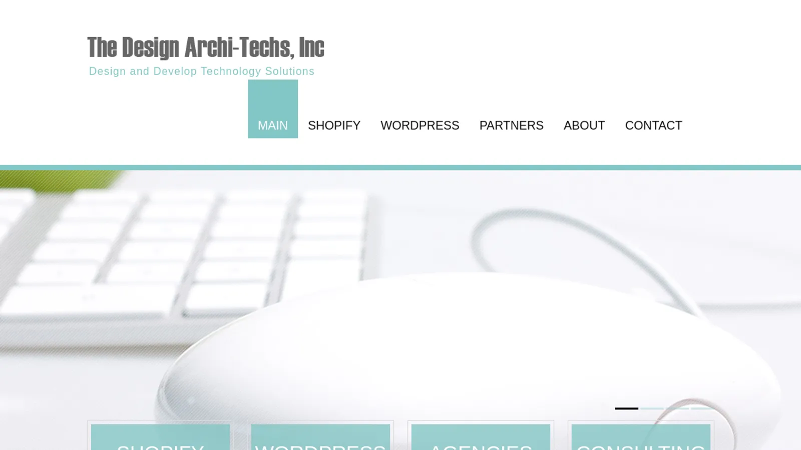 Screenshot of the The Design Archi-Techs, Inc homepage