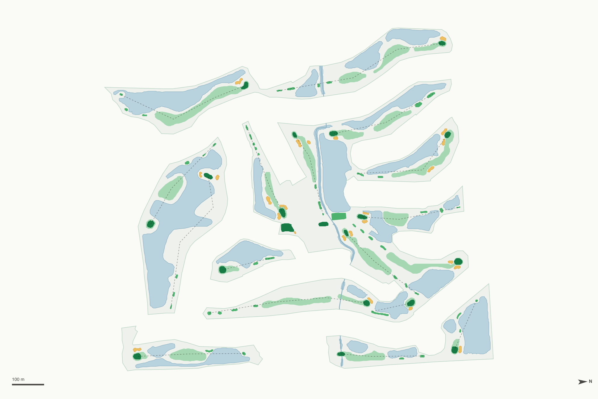 Map of Indian River Colony Club