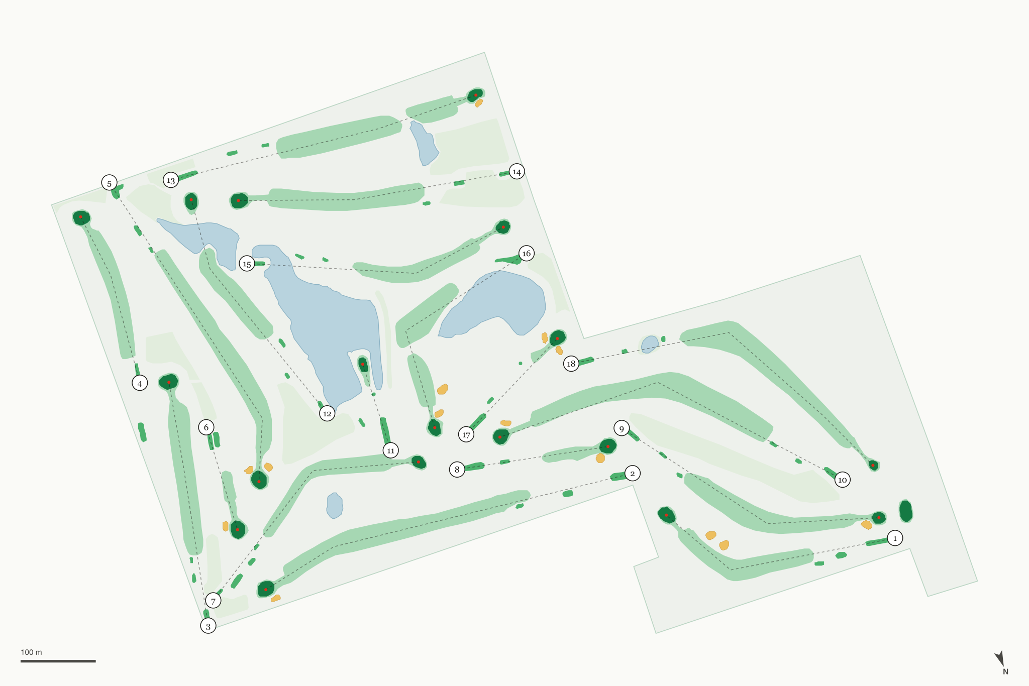 Map of Cassville Golf Club
