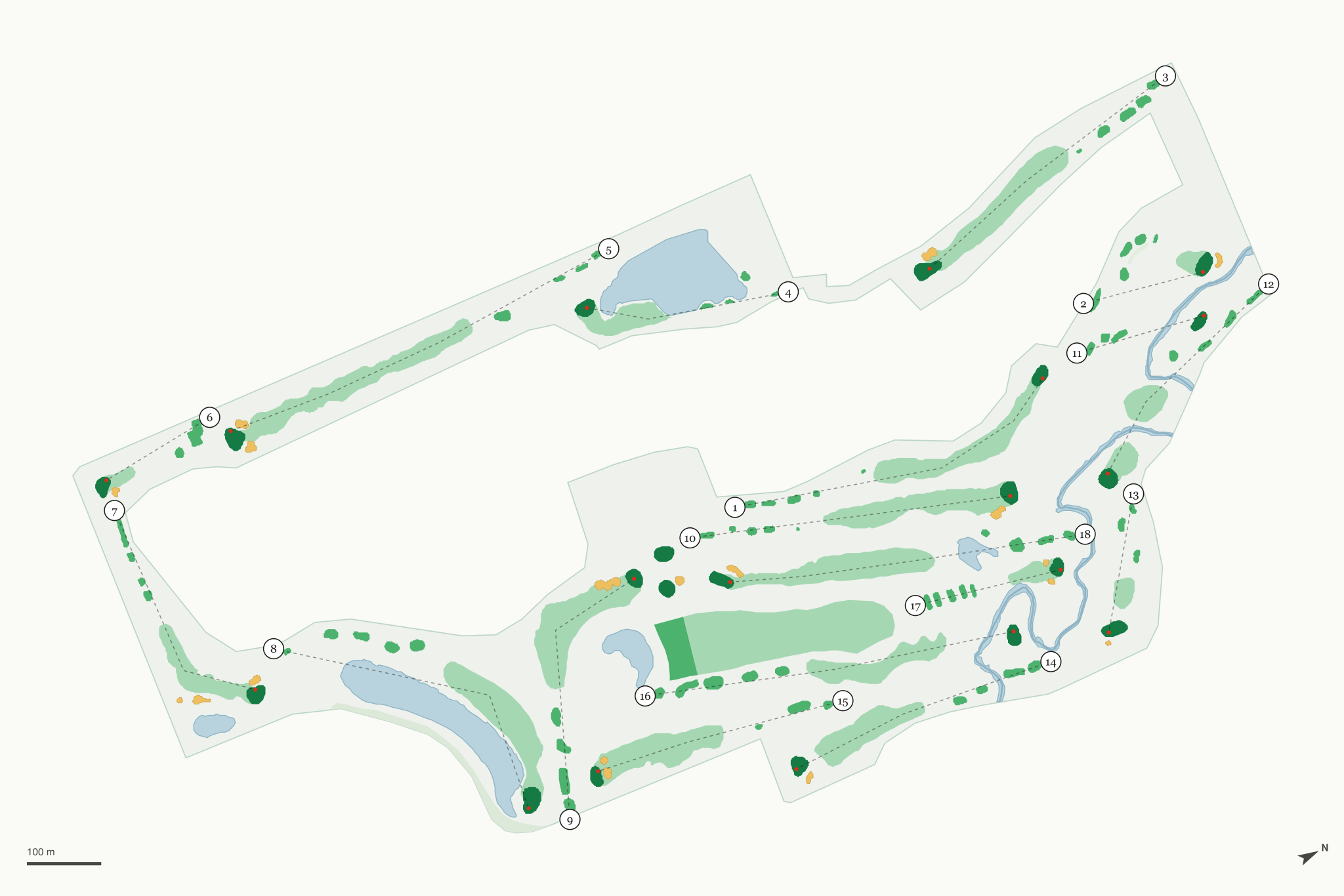 Map of Grand Summit Golf Course