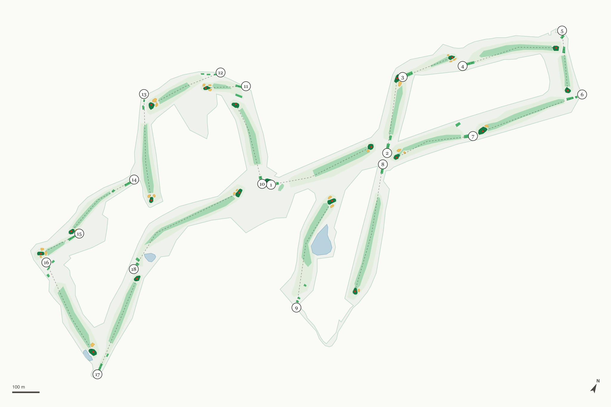 Map of Indian Hills Golf Club
