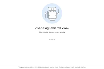 Screenshot of the CSS Design Awards homepage
