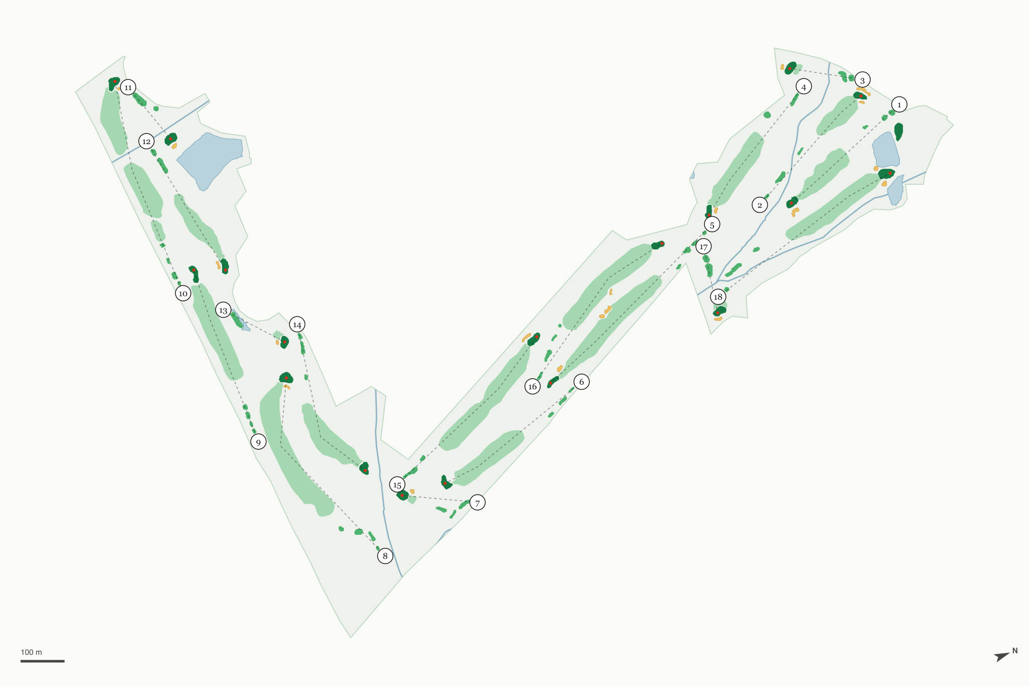 Map of The Links at Dardenne