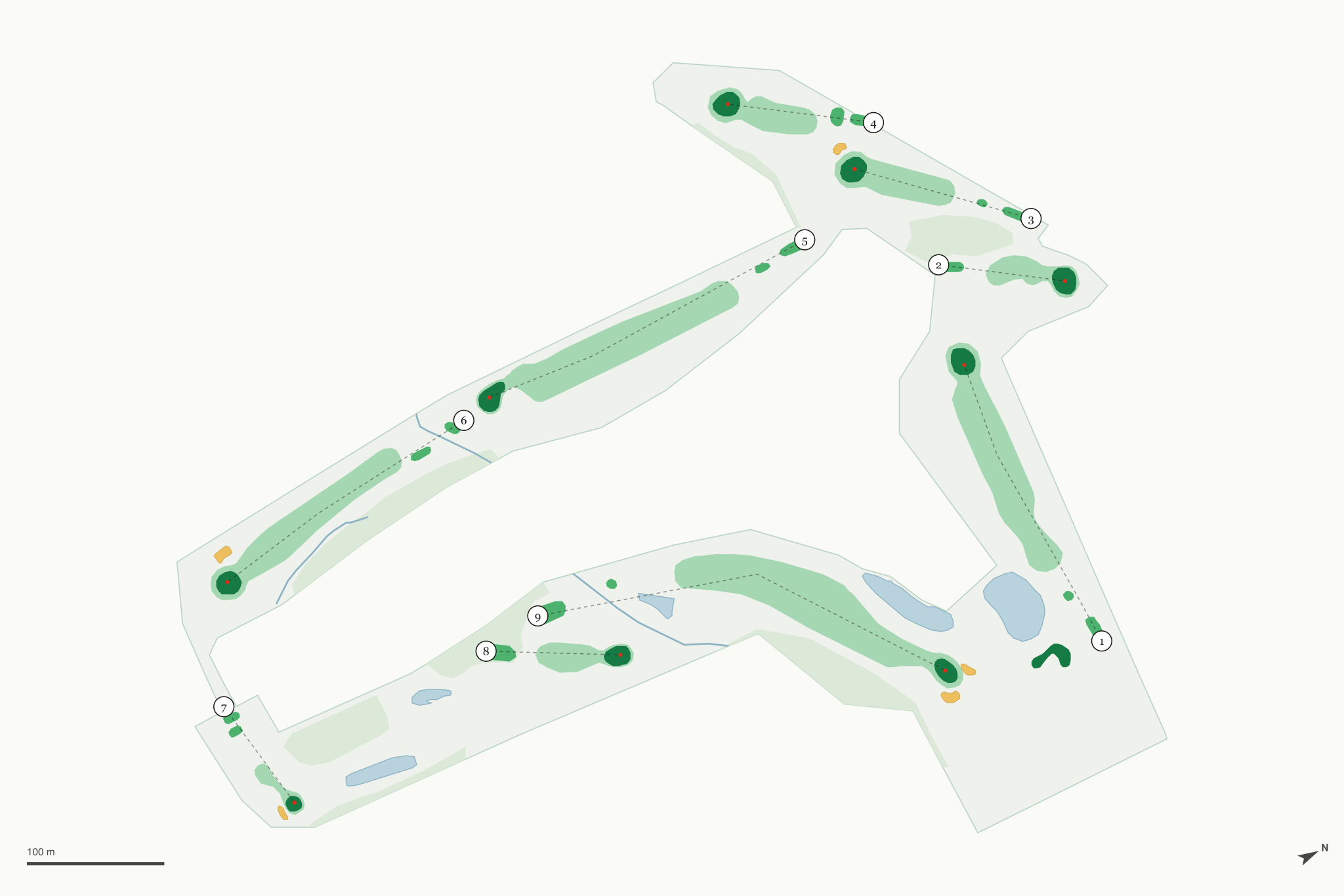 Map of North Olmsted Golf Club