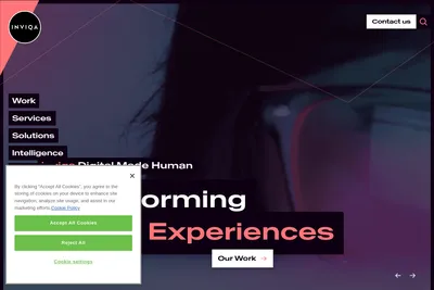 Screenshot of the Inviqa - Havas Group homepage