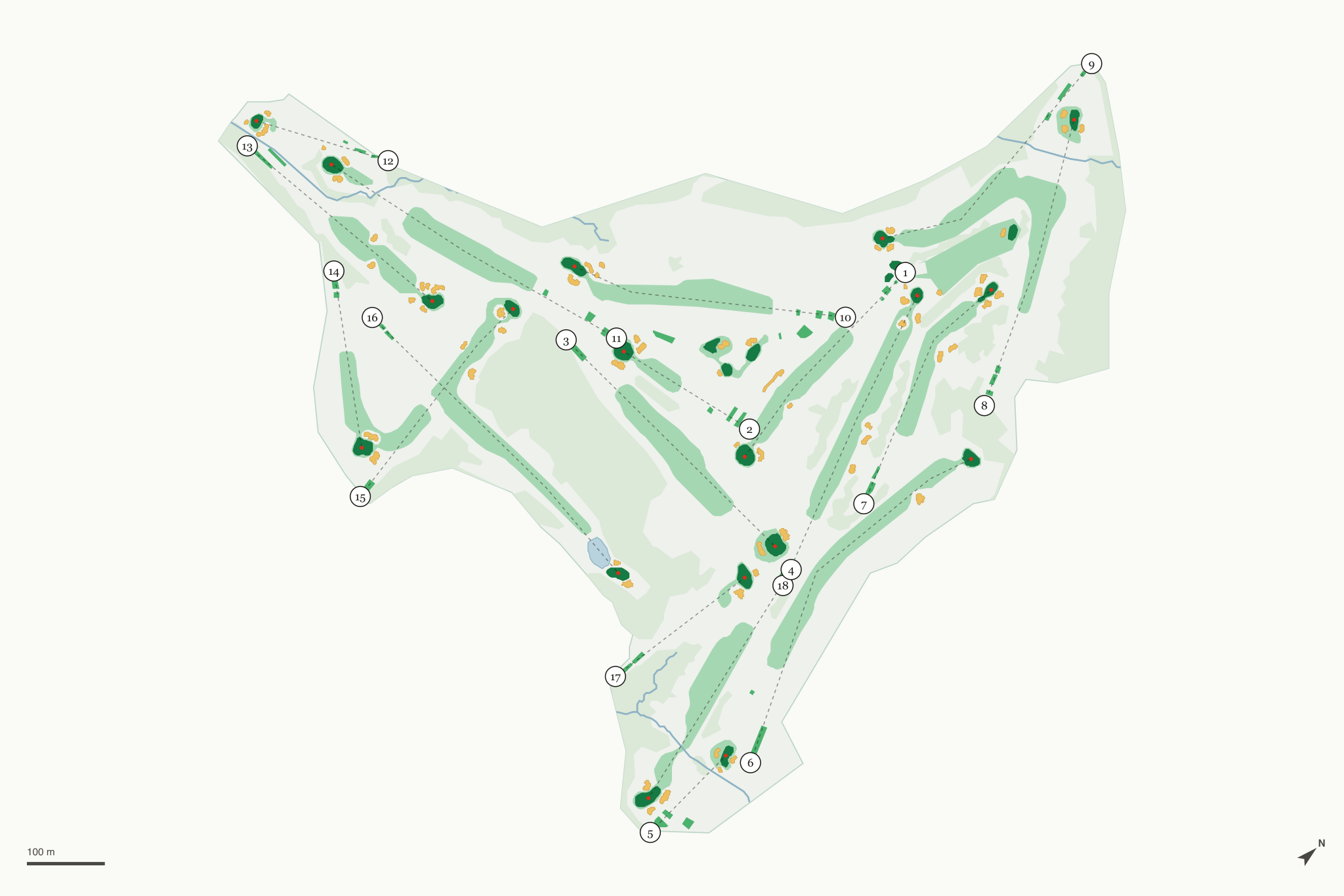 Map of Sequoyah Country Club