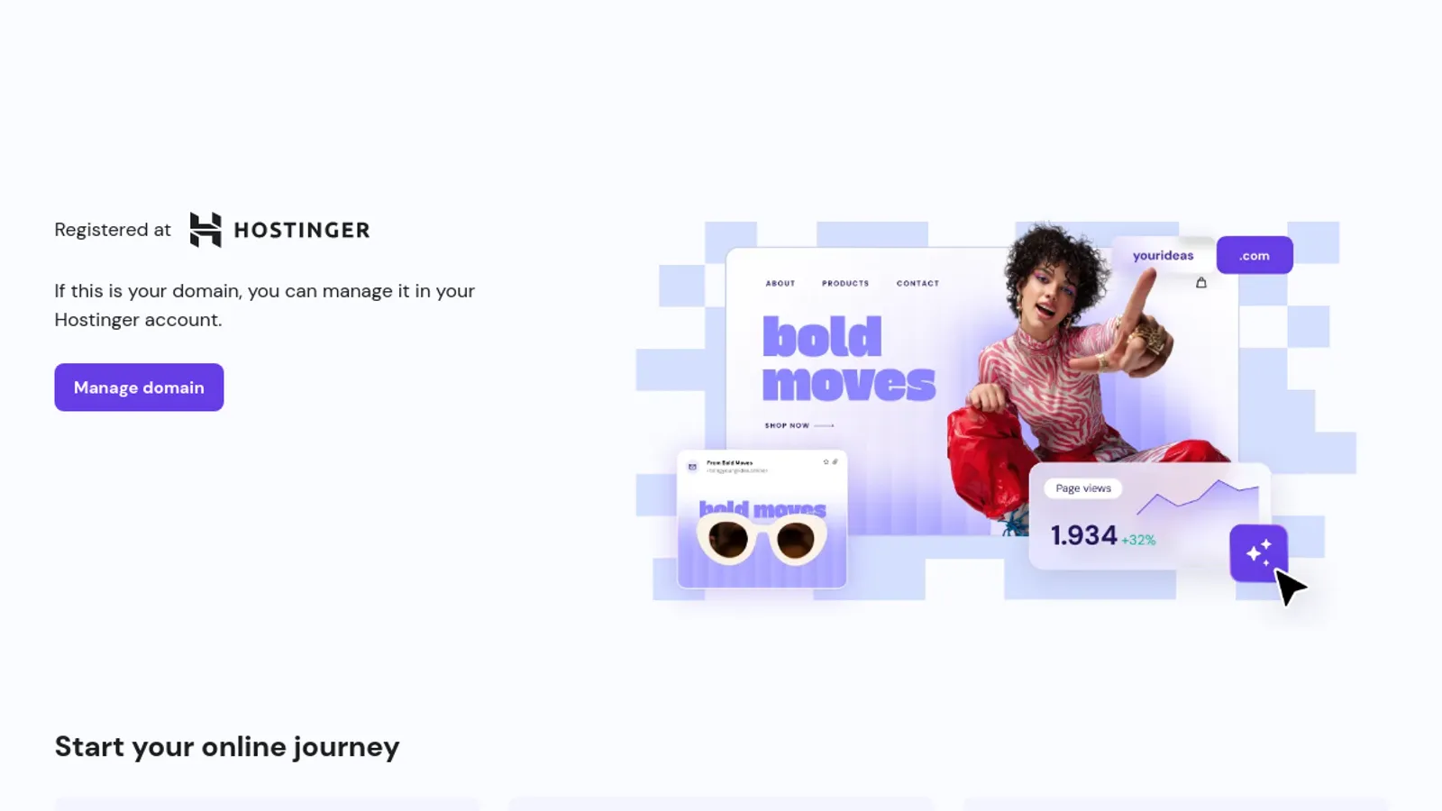 Screenshot of the Ecom Experts homepage