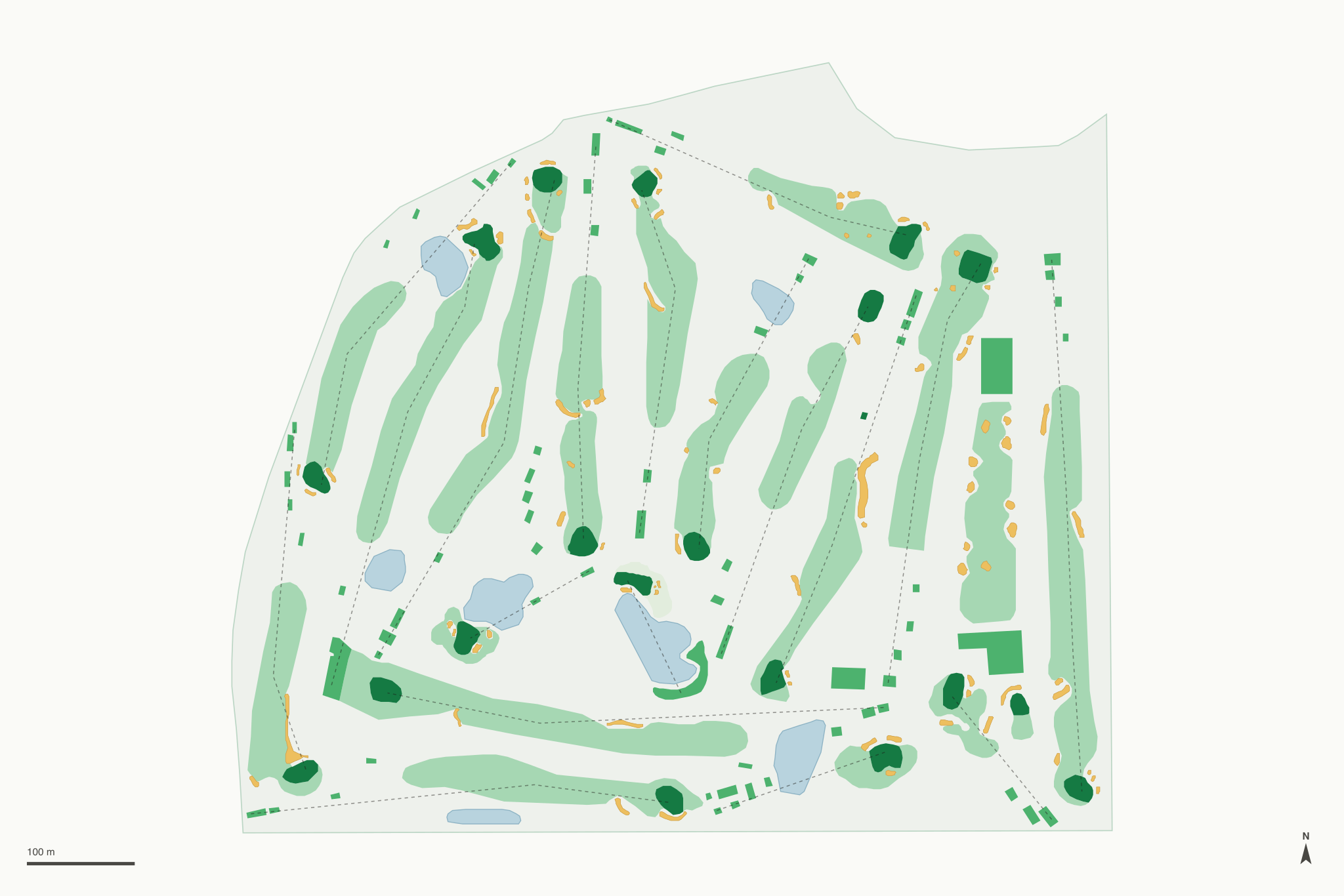 Map of Edina Country Club