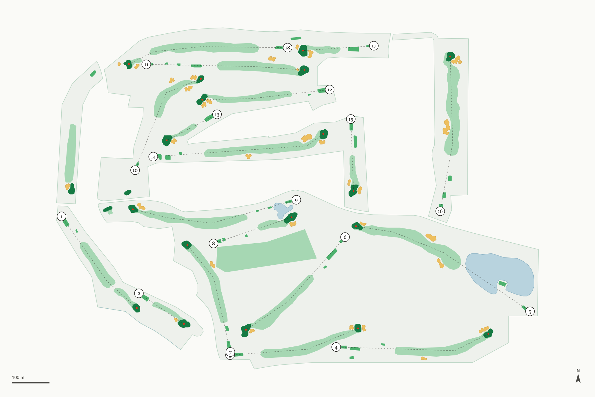 Map of Stoneridge Golf Club