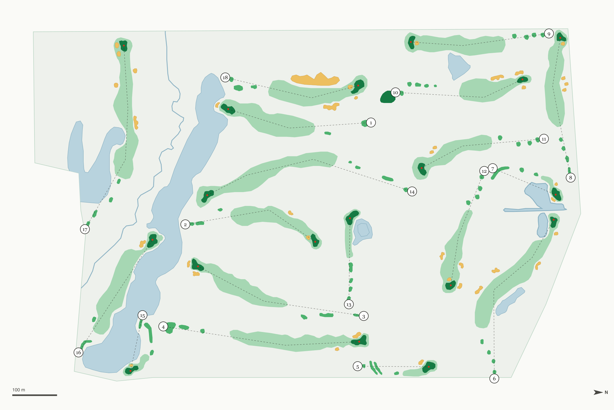 Map of The Falls at Barber Creek