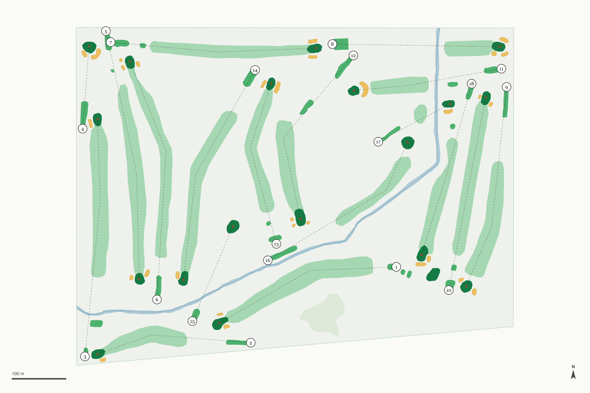 Map of Valleywood Golf Club