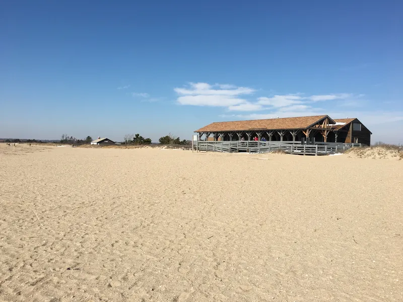 Pavilion on the East beach section of Hammonasset Beach State Park