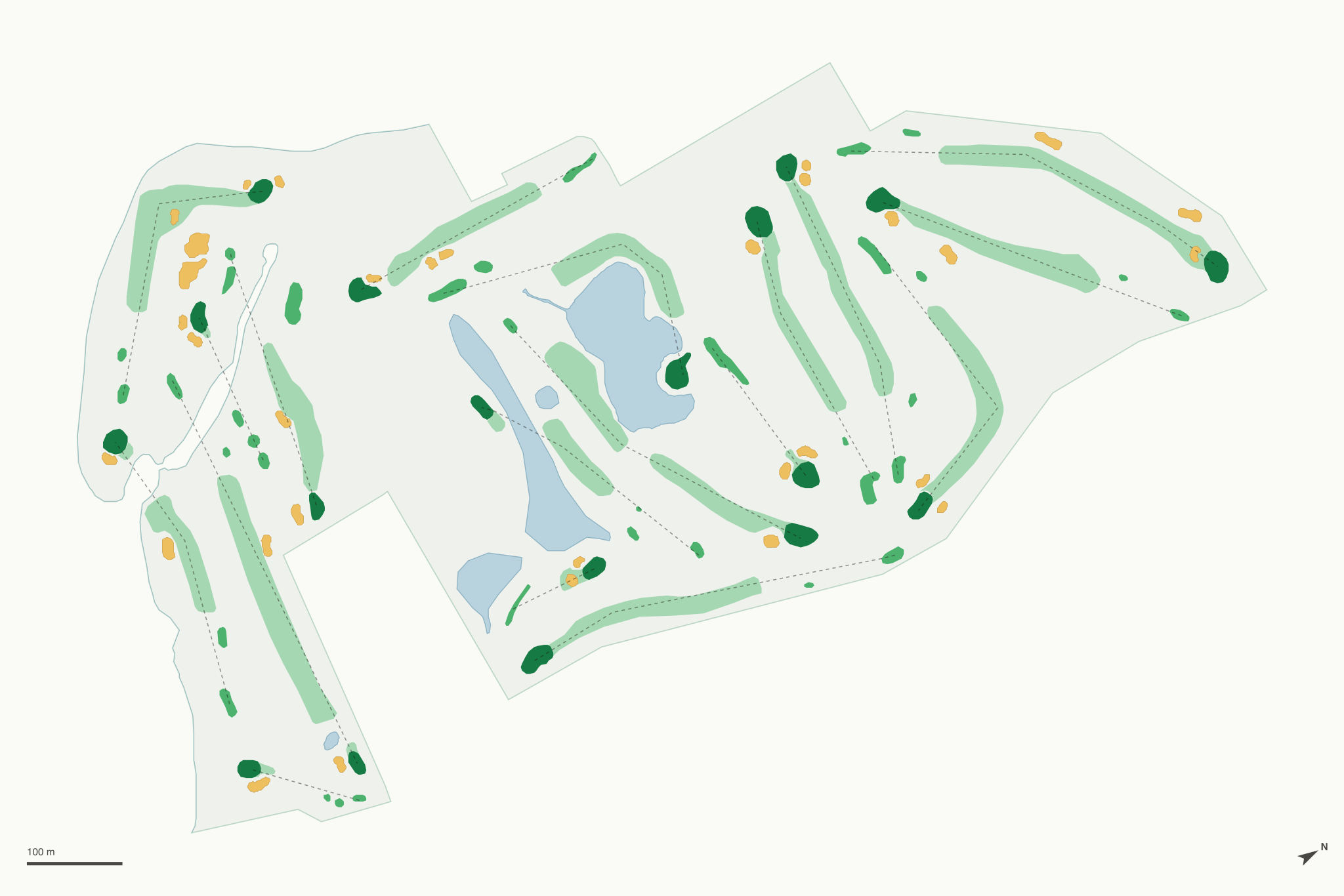Map of Lake Wissota Golf