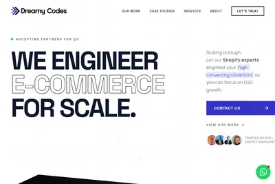 Screenshot of the Ruchi homepage