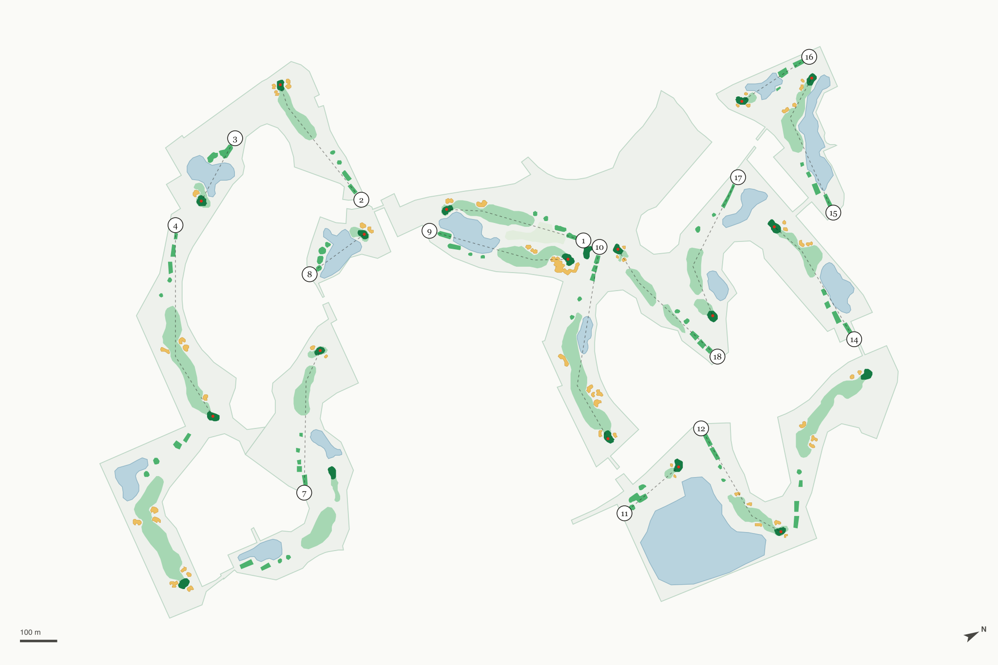 Map of Scioto Reserve Country Club