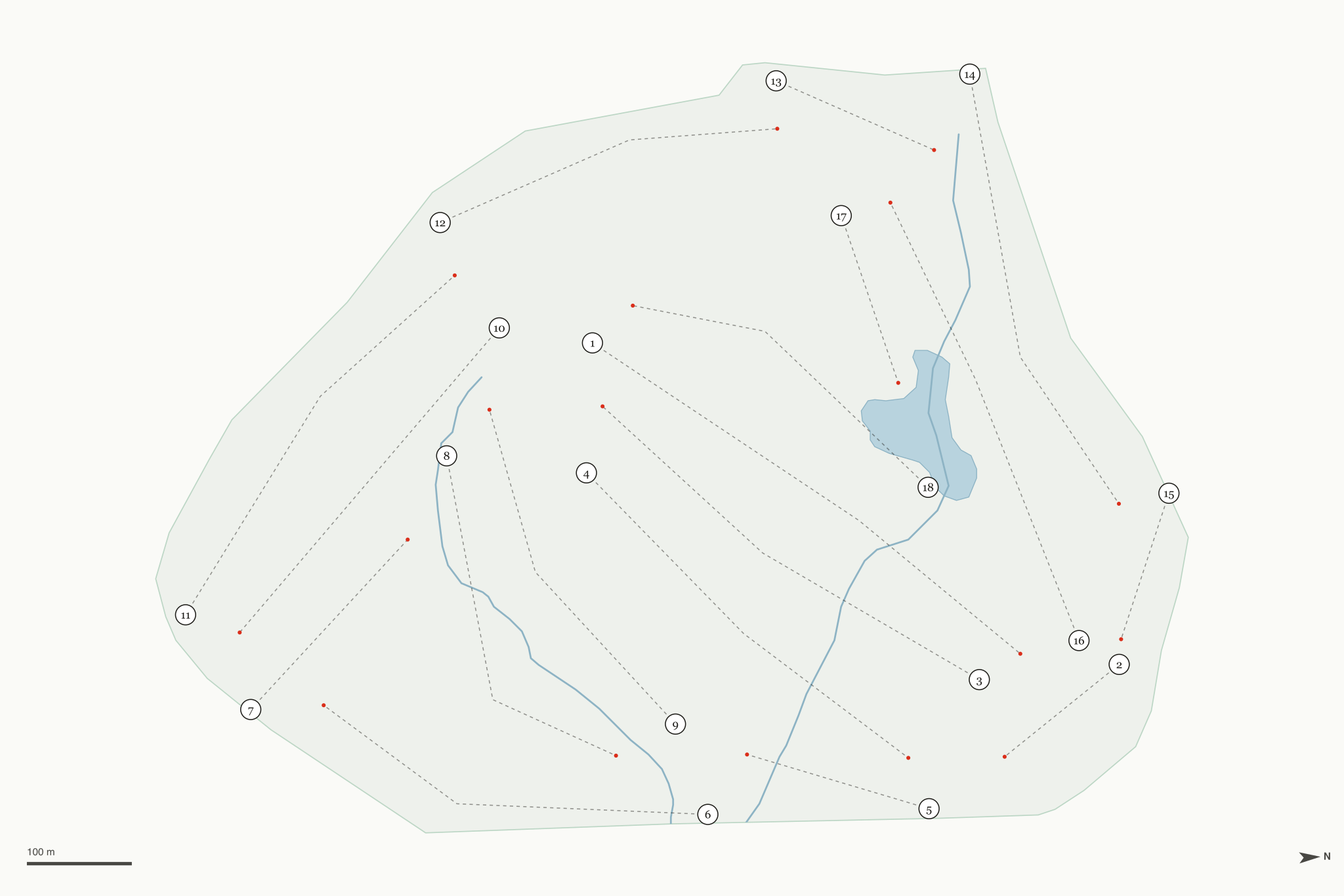 Map of Lake Valley Golf Club