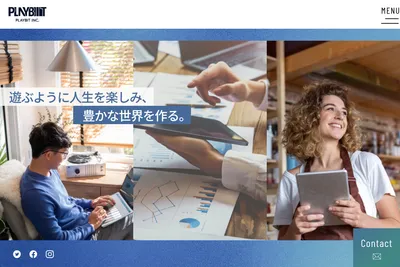 Screenshot of the Playbit Inc.（プレイビット） homepage