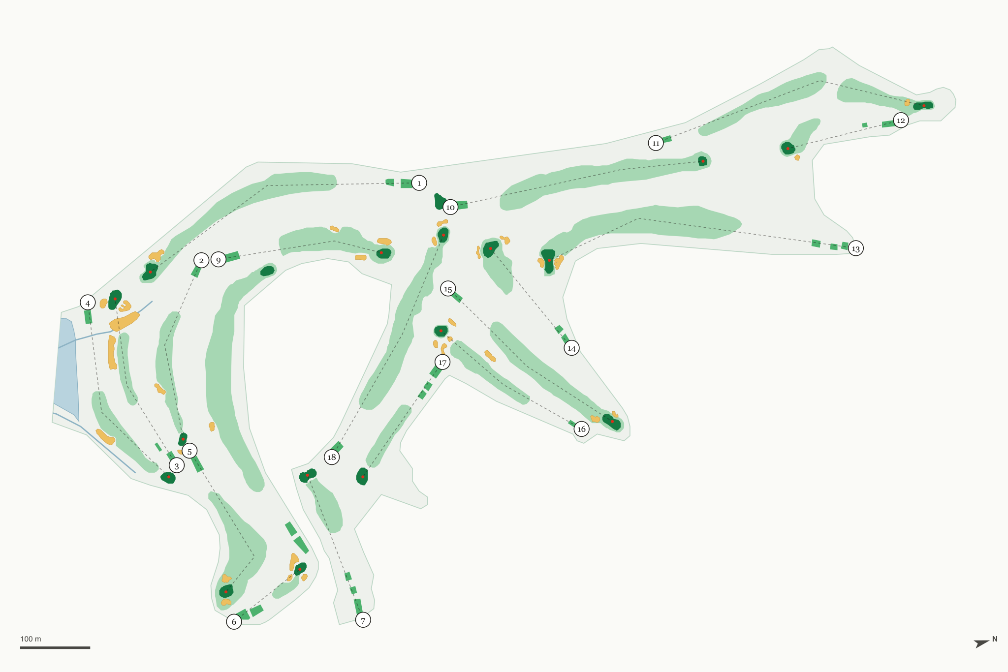 Map of DeBell Golf Club